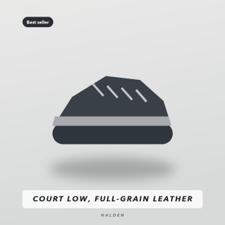 Court Low, Full-Grain Leather