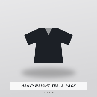 Heavyweight Tee, 3-Pack