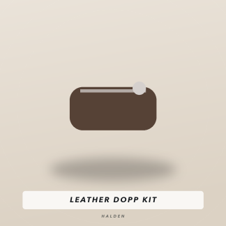 Leather Dopp Kit