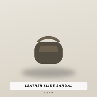 Leather Slide Sandal